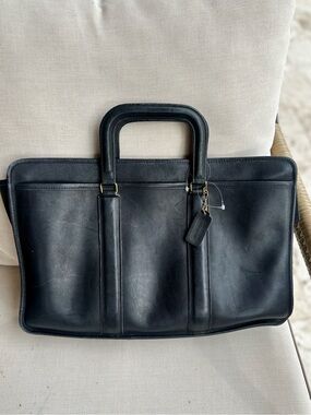 True vintage Coach briefcase